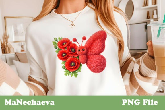 Download Faux Fur Butterfly Floral Spring PNG - Premium Resources