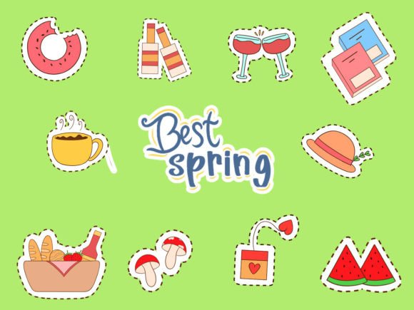 Download Cute Spring Sticker Bundle 4 - Bundle Collection