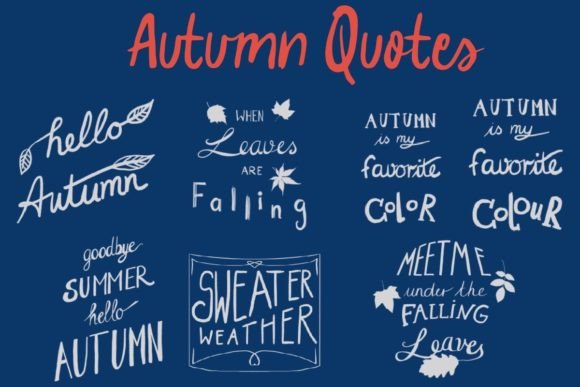 Download Autumn/Fall Procreate Bundle - Bundle Collection