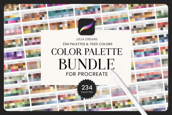 Download Color Palette Bundle Procreate Swatces - Bundle Collection