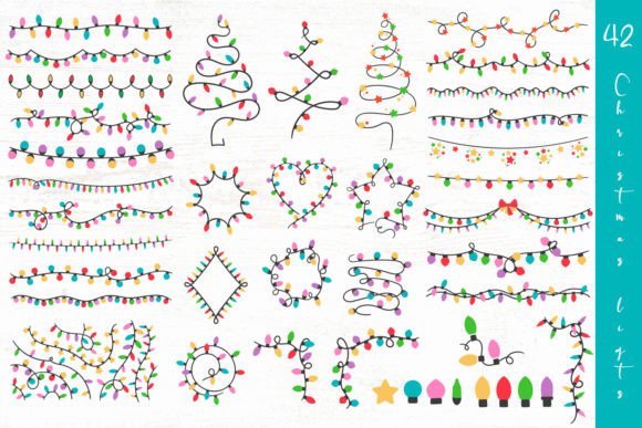 Download Christmas Lights SVG PNG Vector Bundle - Bundle Collection