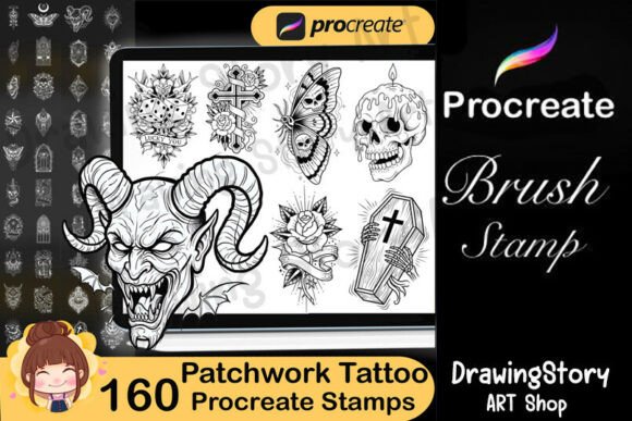 Download 160 Flash Tattoo Procreate Bundle Tattoo - Bundle Collection