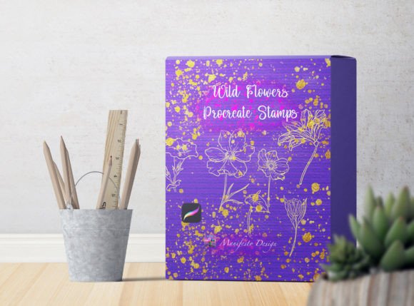 Download Wild Flower Stamps Procreate Bundle V 5 - Bundle Collection