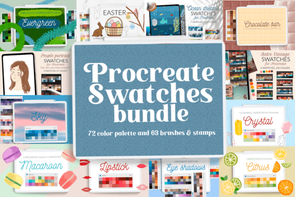 Download Procreate Swatches Bundle - Bundle Collection