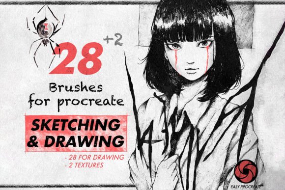 Download Sketching &amp; Drawing Procreate Bundle - Bundle Collection