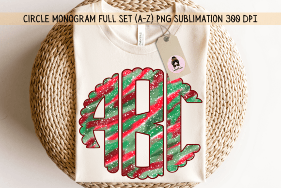 Download Xmas Brush Strokes Snow Fall Monogram - Xmas brush Collection