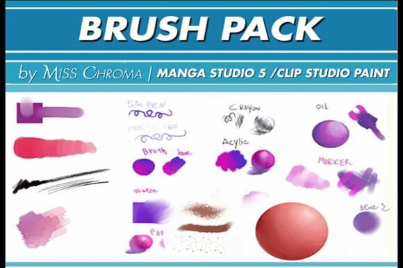 Download Bundle Pack | 30 Brushes for Clip Studio - Bundle Collection