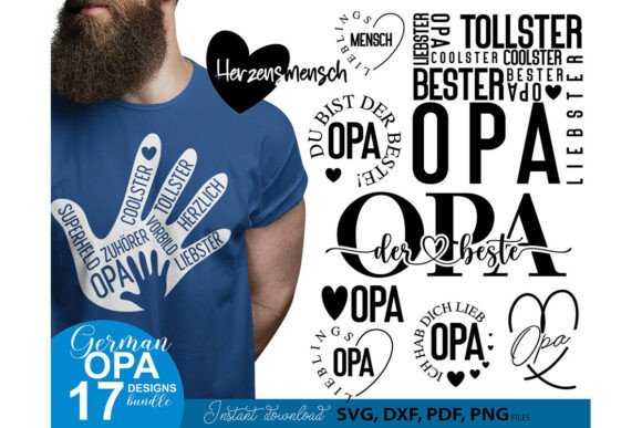 Download Opa Sprüche SVG Bundle Deutsch Für Shirt - Bundle Collection