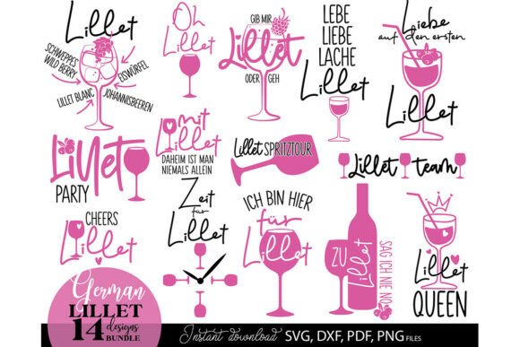 Download German Lillet Sprüche Bundle Für Frauen - Bundle Collection
