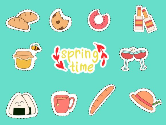 Download Cute Spring Sticker Bundle 3 - Bundle Collection