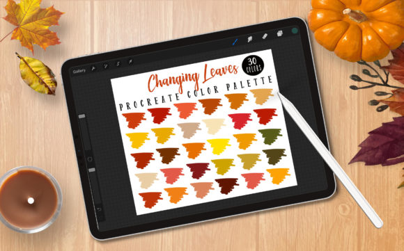 Download Procreate Palette - Changing Leaves - Premium Resources
