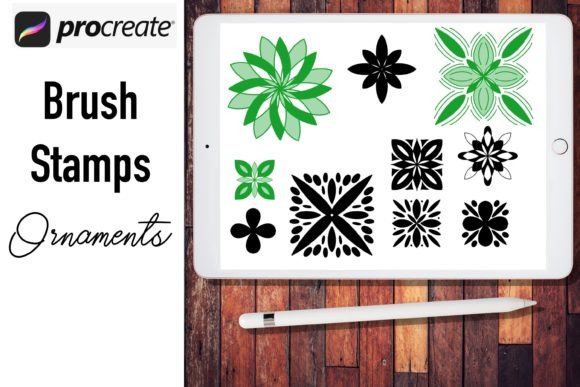 Download Procreate Brush Stamps Ornaments - Premium Resources